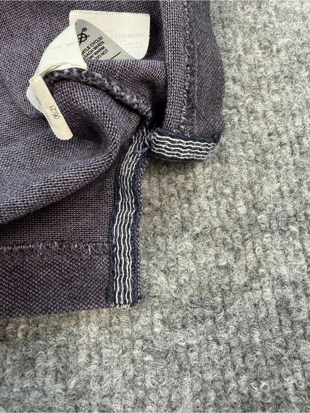 Banana Republic Organic Cotton Polo | Quiet Luxury | Purple Lilac Golf Casual